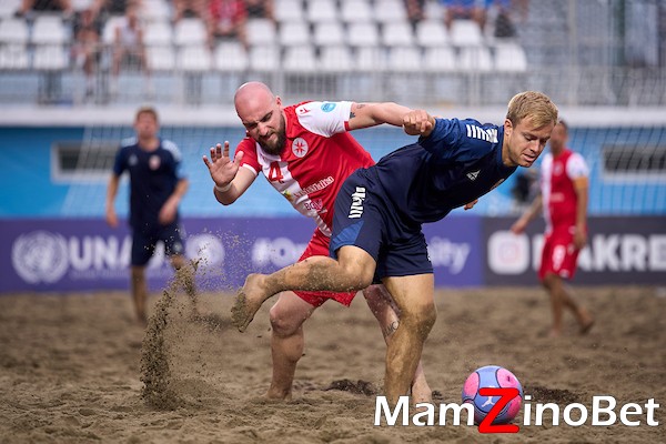 Malta-BC2 Malta Fight Back but Fall Short Against Norway in Euro Beach Soccer League Opener