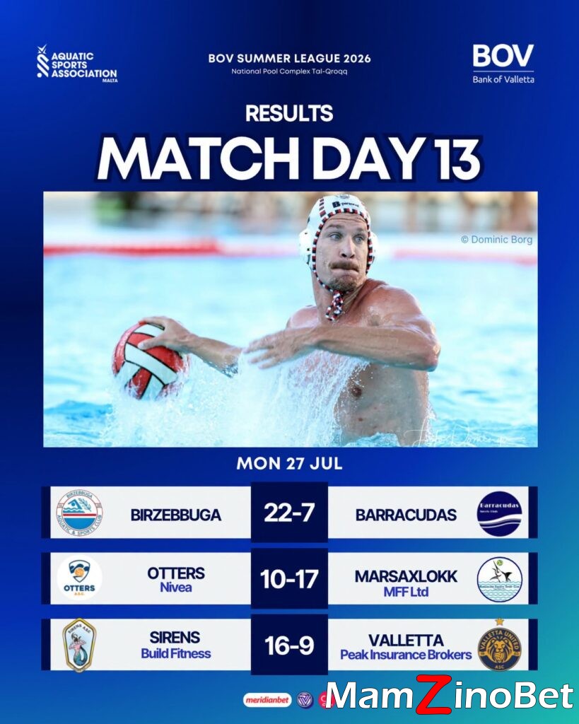 match-day-13-results-819x1024 Marsaxlokk MFF Limited and Sirens Build Fitness register convincing victories in Summer League