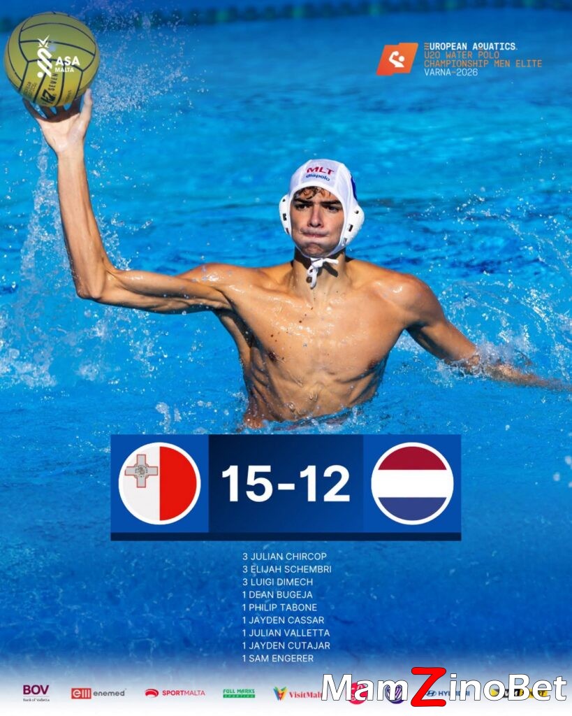 malta-netherlands-2-819x1024 Malta U20 water polo team secure ninth place at European Championship