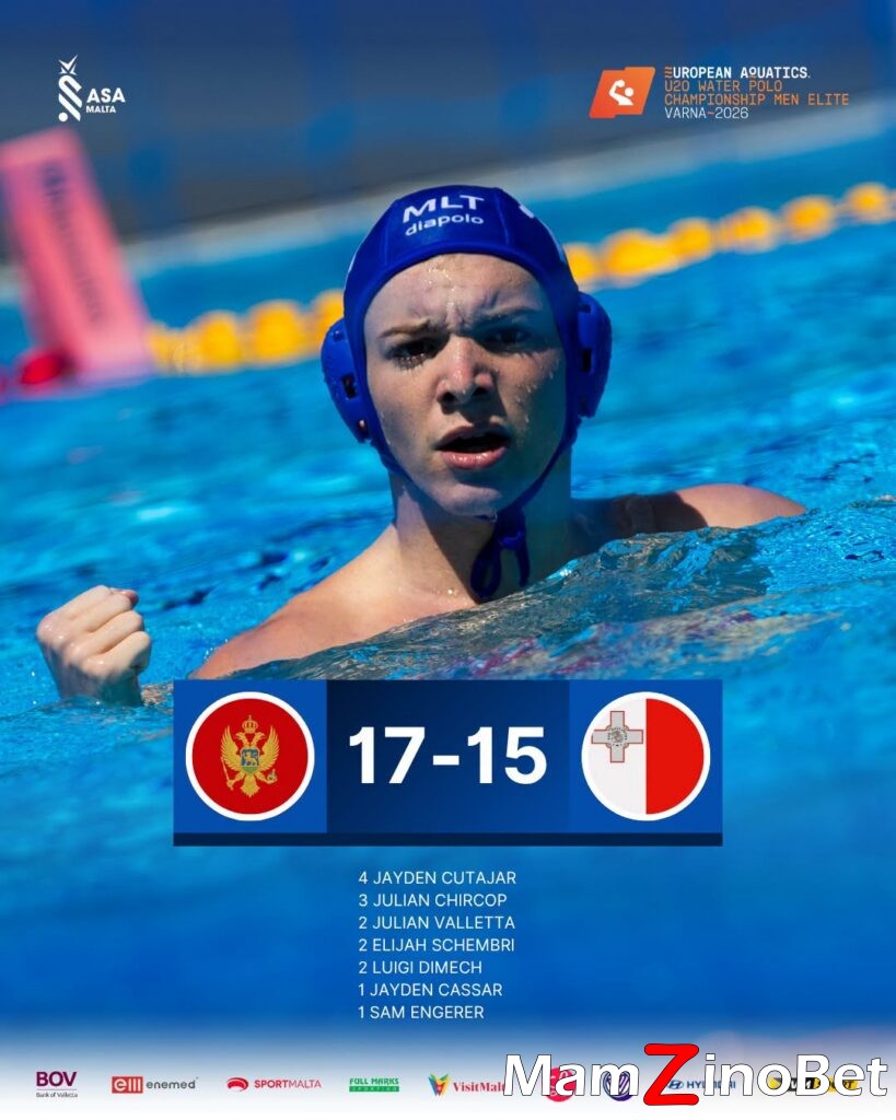 montenegro-malta-819x1024 Heartbreak in Varna: Lion-Hearted Malta U20 Water Polo Narrowly Beaten by Montenegro