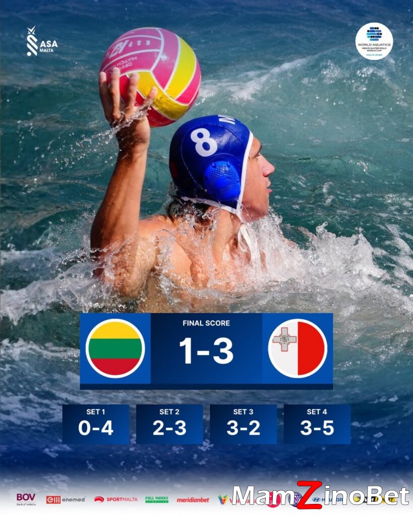 Lithuania-Malta-4x4-1-819x1024 Malta beat Lithuania 3-1 in Match 3 of World Aquatics 4x4