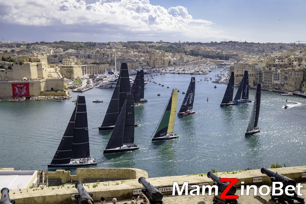 MSEA_2610ka_3084-1024x683 Black Jack 100 leads fleet as 47th Rolex Middle Sea Race gets underway